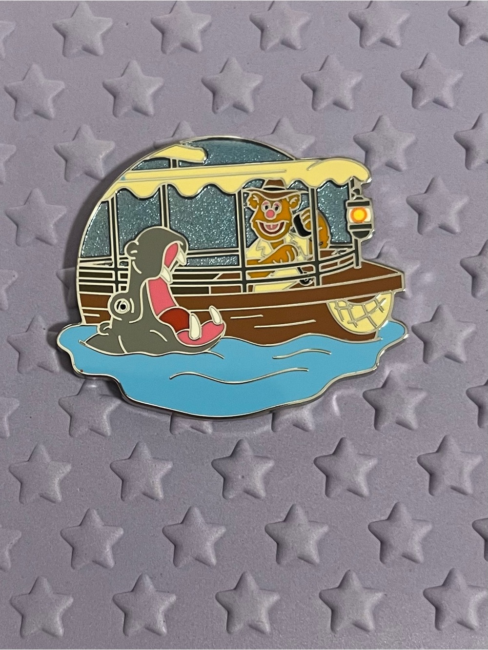 Disney Park Day 2026 Disneyland Muppets LR Mystery Pin Fozzie On Jungle Cruise